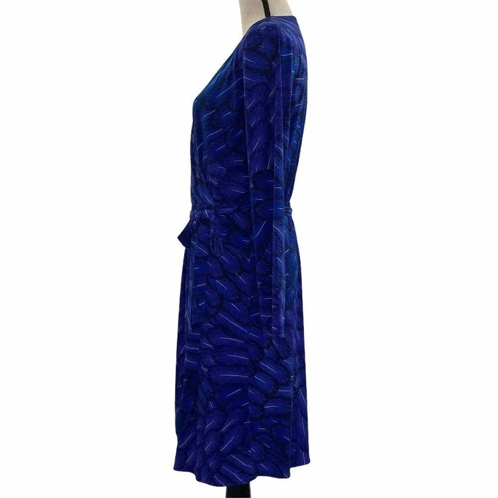 Gypsy Mara Hoffman Feather Faux Wrap Dress Small